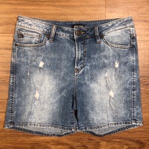 Dear John distressed denim jean shorts